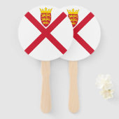 Jersey Vlag Handwaaier (Voorkant en achterkant)