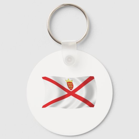Jersey Vlag Sleutelhanger (Voorkant)