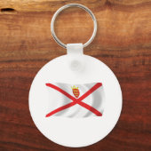 Jersey Vlag Sleutelhanger (Voorkant)