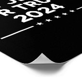 Jersey voor Trump 2024 Poster (Hoek)