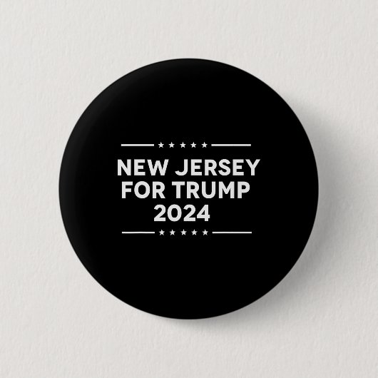 Jersey voor Trump 2024 Ronde Button 5,7 Cm (Voorkant)