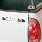 Jersey Wooly Groep Bumpersticker (Op Truck)