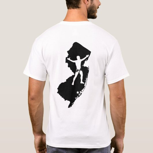 Jersey worstelen T-shirt (Achterkant)