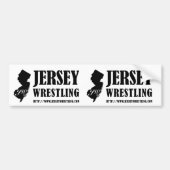 Jersey Wrestling Bumpersticker (Voorkant)