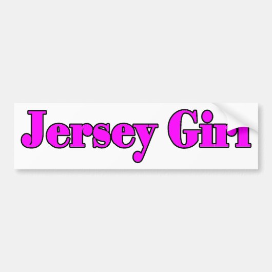 jerseygirl2 bumpersticker (Voorkant)