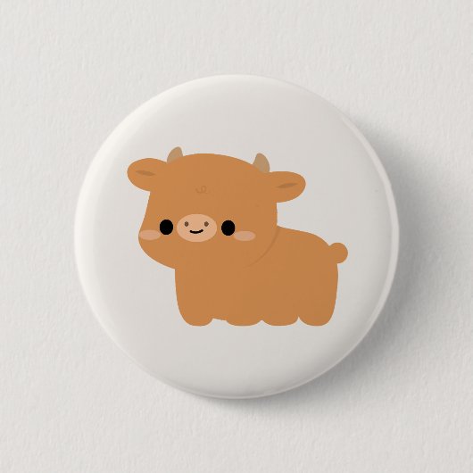 Jerseykoe Ronde Button 5,7 Cm (Voorkant)