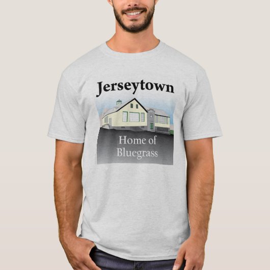 Jerseytown - Home of Bluegrass T-shirt (Voorkant)