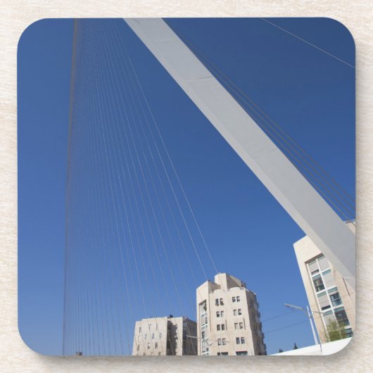 Jerusalem Akkoordenbrug Drankjes Onderzetter (Voorkant)