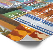 JERUSALEM, als ik je vergeet, O Jerusalem, laat me Poster (Hoek)