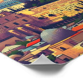 Jerusalem  Art Travel Illustration Poster (Hoek)