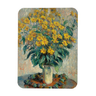 Jerusalem Artichoke Flowers, 1880 (olie op doek) Magneet