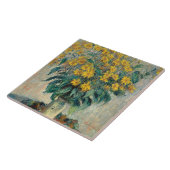 Jerusalem Artichoke Flowers, 1880 (olie op doek) Tegeltje (Zijkant)