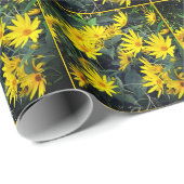 Jerusalem Artichoke Flowers Cadeaupapier (Rol Hoek)