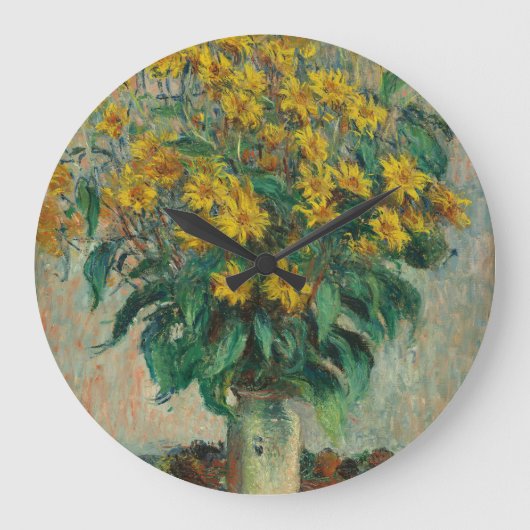 Jerusalem Artichoke Flowers - Claude Monet Grote Klok (Voorkant)