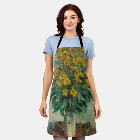 Jerusalem Artichoke Flowers - Claude Monet Schort (Gedragen)