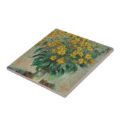 Jerusalem Artichoke Flowers - Claude Monet Tegeltje (Zijkant)