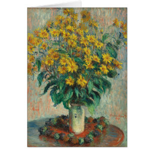 Jerusalem Artichoke Flowers door Claude Monet