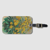 Jerusalem Artichoke Flowers door Claude Monet Bagagelabel (Voorkant (horizontaal))