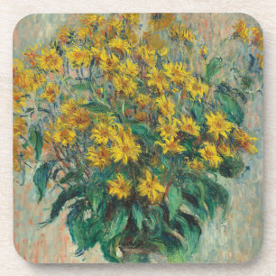 Jerusalem Artichoke Flowers door Claude Monet Bier Onderzetter