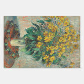 Jerusalem Artichoke Flowers door Claude Monet Inpakpapier Vel (Voorkant 3)