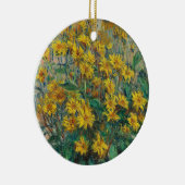 Jerusalem Artichoke Flowers door Claude Monet Keramisch Ornament (Rechts)