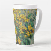 Jerusalem Artichoke Flowers door Claude Monet Latte Mok (Rechterhoek)