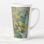 Jerusalem Artichoke Flowers door Claude Monet Latte Mok (Rechts)