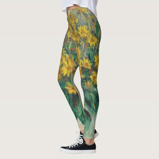 Jerusalem Artichoke Flowers door Claude Monet Leggings (Links)