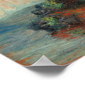 Jerusalem Artichoke Flowers door Claude Monet Poster (Hoek)