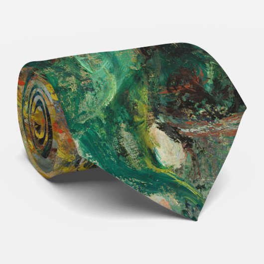 Jerusalem Artichoke Flowers door Claude Monet Stropdas (Opgerold)