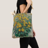 Jerusalem Artichoke Flowers door Claude Monet Tote Bag (Dichtbij)