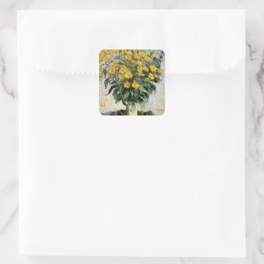 Jerusalem Artichokes Vierkante Sticker (Tas)