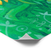 Jerusalem Artichokes Zonnebloemenschilderkunst Poster (Hoek)