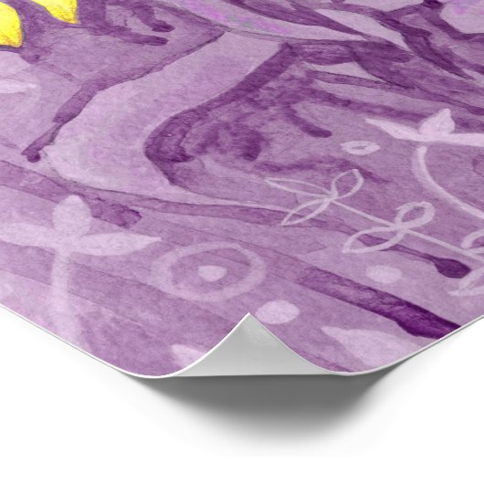 Jerusalem Artichokes Zonnebloemenschilderkunst Poster (Hoek)