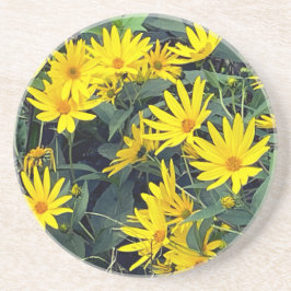 Jerusalem Artisjokbloemen Zandstenen Onderzetter