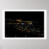 Jerusalem at night poster (Voorkant)