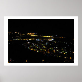 Jerusalem at night poster