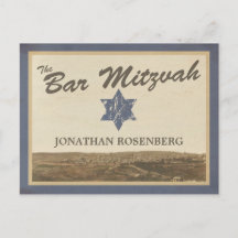  Jerusalem Bar Mitswa Red de datum Navy