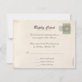 Jerusalem Bat Mitzvah Reply Card in roze RSVP Kaartje (Achterkant)