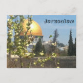 Jerusalem Beauful Briefkaart (Voorkant)