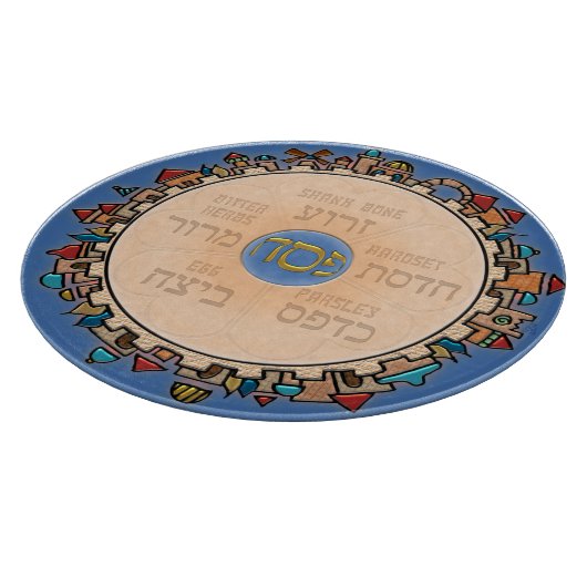 Jerusalem bij het laatste seder-Bord Snijplank (Hoek)