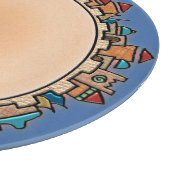 Jerusalem bij last Judaica Glass Serving en Snijplank (Hoek)