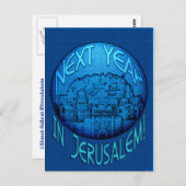 Jerusalem Blue Briefkaart (Voorkant / Achterkant)
