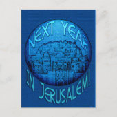 Jerusalem Blue Briefkaart (Voorkant)
