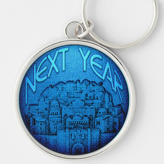 Jerusalem Blue Sleutelhanger (Voorkant)