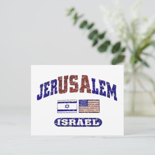 JerUSAlem Briefkaart (Staand voorkant)