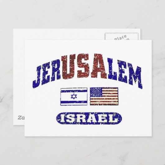 JerUSAlem Briefkaart (Voorkant / Achterkant)