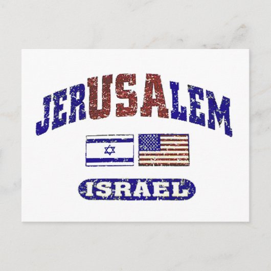 JerUSAlem Briefkaart (Voorkant)