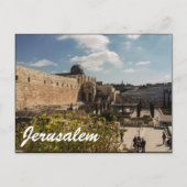 Jerusalem Briefkaart (Voorkant)