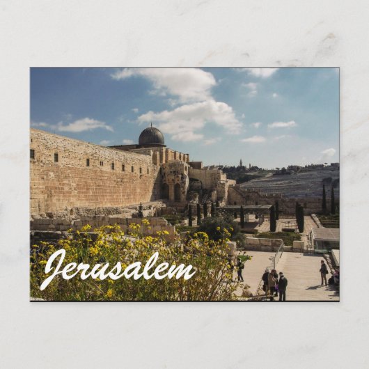 Jerusalem Briefkaart (Voorkant)